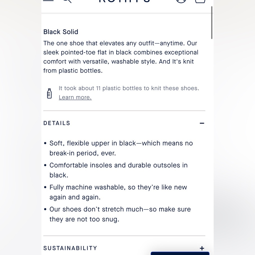 New Rothy’s The Point. - Picture 2 of 7